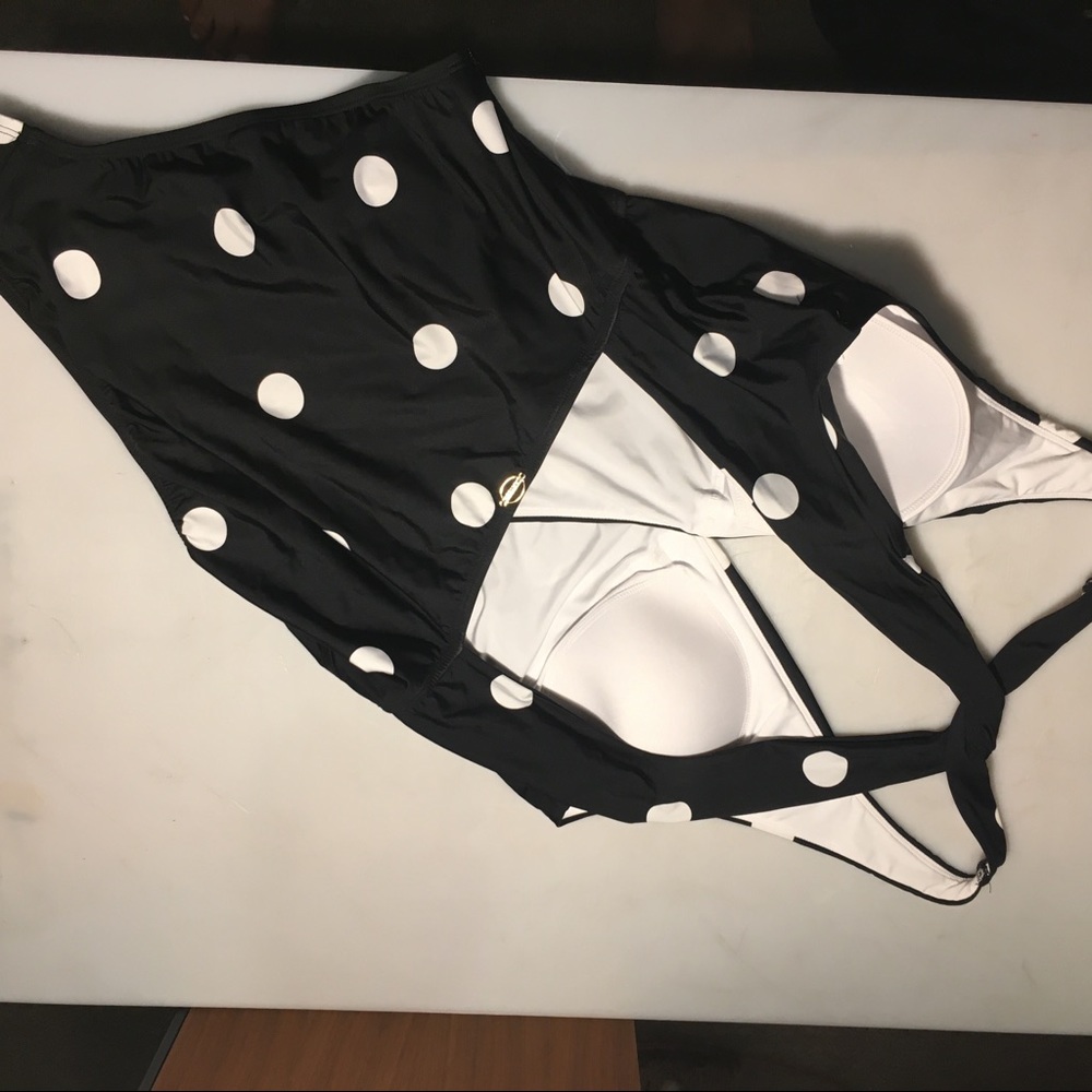 NWT Jantzen polka dot one piece - Picture 2 of 5